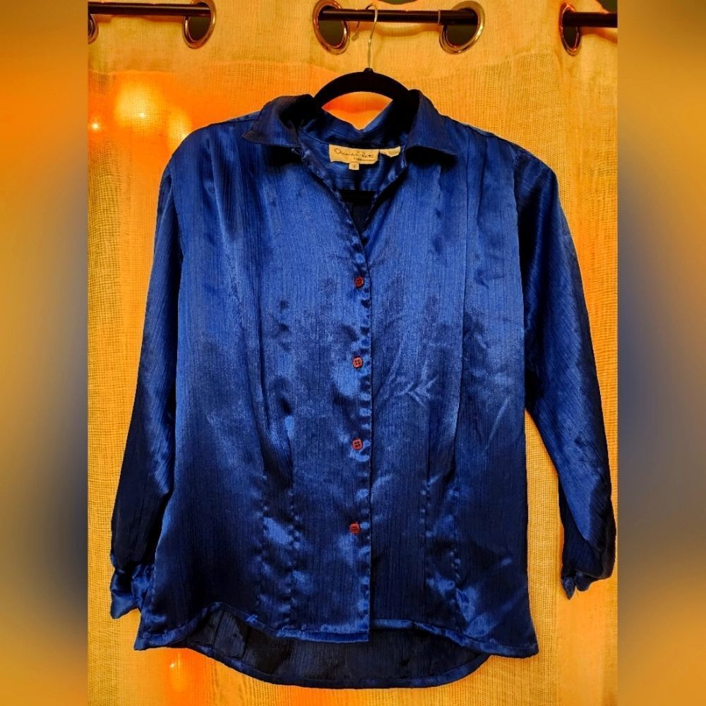 Oscar De La Renta Blouse Size 8.